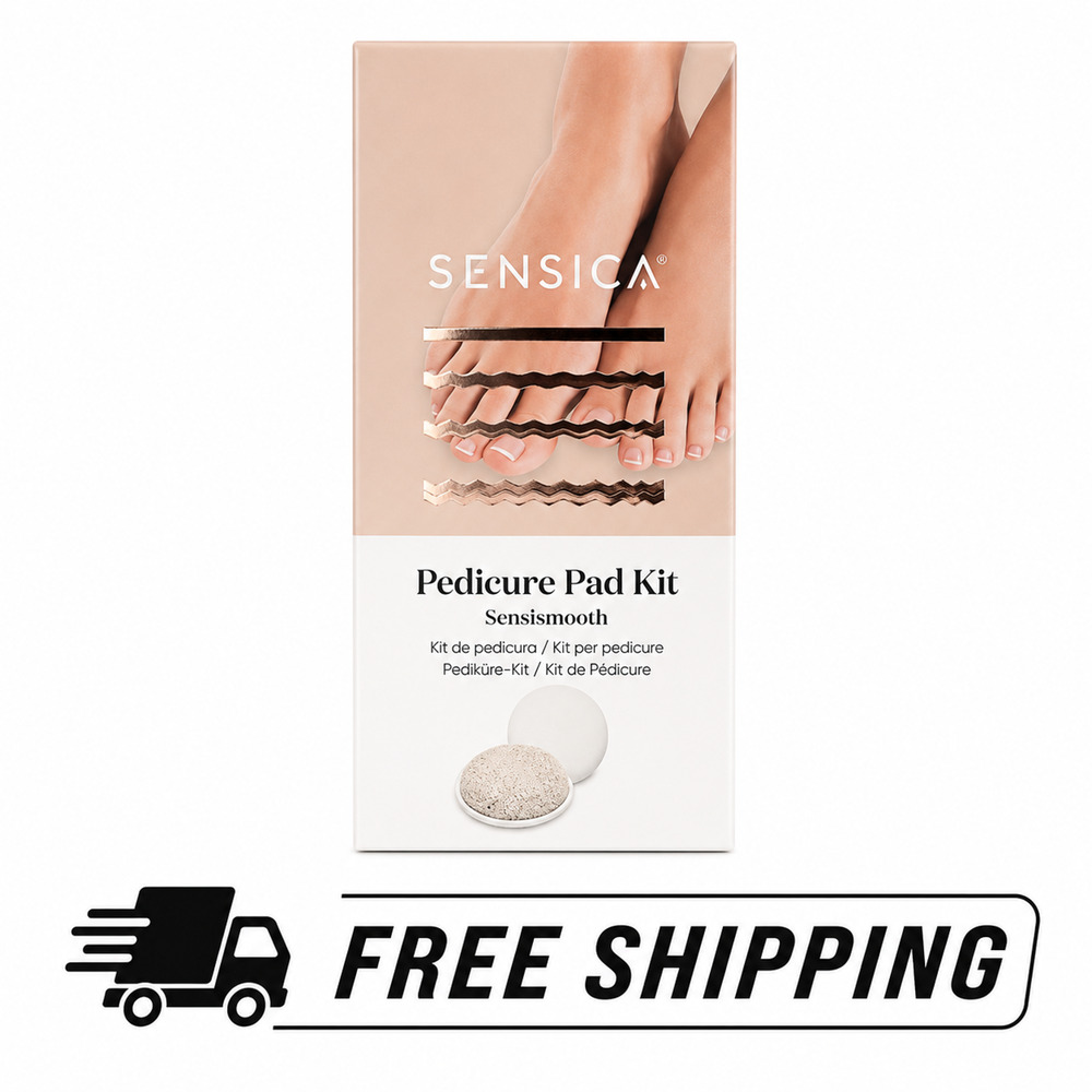 Sensica PediCure Pad Kit SensiSmooth Foot Care Replacement Pads Pedicure Kit New